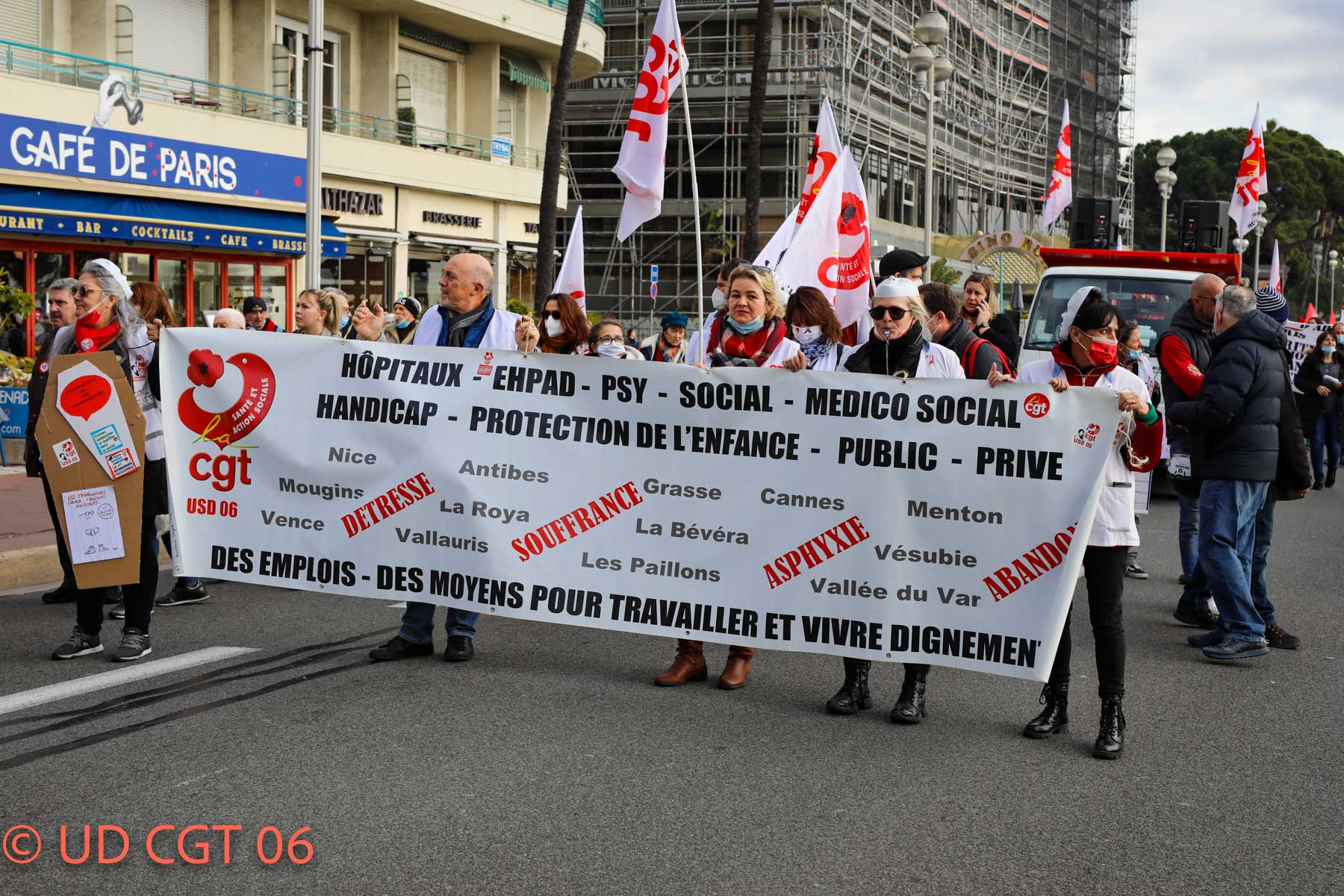 Tract: Grève dans la santé et l'action sociale le 7 juin 2022